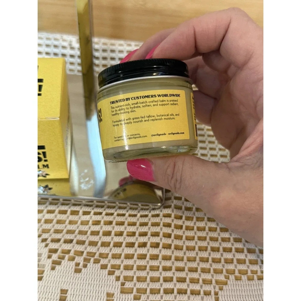 Evil Goods! Santal Vanilla Grass-Fed Beef Moisturizer Natural Tallow Balm - 56g